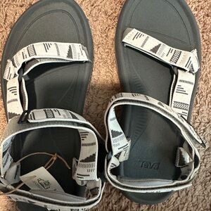 Teva Women’s Gray Patterned Strap Sport Sandals